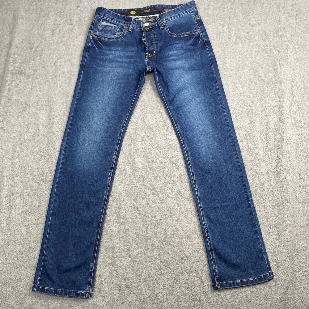 Jack & Jones Corp of Denmark‎ Men's Size W32/L32 Blue Jeans New Mooty Original